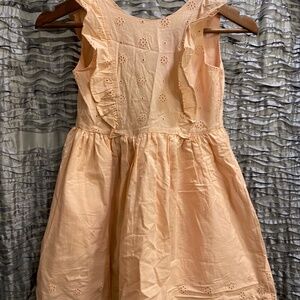 Peach dress girls size 7